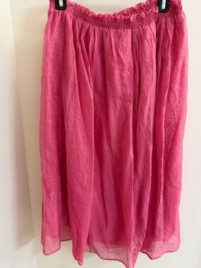 H&M Lyocell Blend Pink Skirt, size M